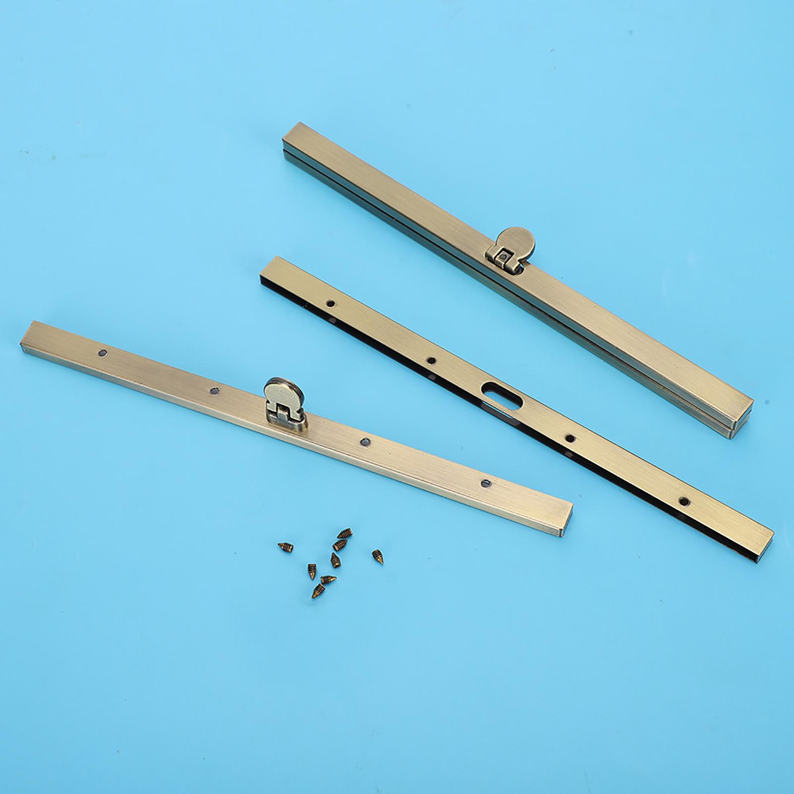 

2 шт., зажим для кошелька, металлическая рамка для кошелька, аксессуары для сумок, легкий железный голубой цвет, 19 см