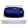 Beautiful Blue Tanzanite Natural Cushion Cut 21-23 Ct Certified Loose Gemstone