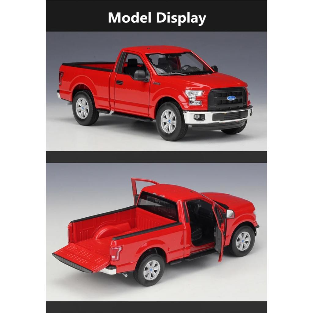 Welly 1/24 2015 Ford F150 Regular Cab Alloy Pickup Car Model Diecasts Metal Off-road Vehicles Car Model Simulation Kids Toy Gift