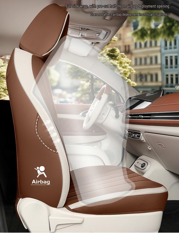 ORA Good Cat Ganzjahres-Leder-Autositzkissen – Universelle Passform Neues Modell