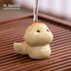 Purple Clay Snake Tea Pet Ornament