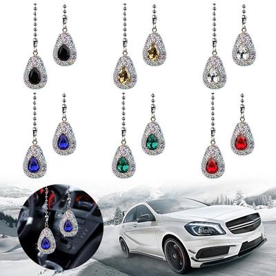 Auto Innen Hängende Dekoration Kristall Anhänger Auto Zubehör Rückspiegel Ornamente