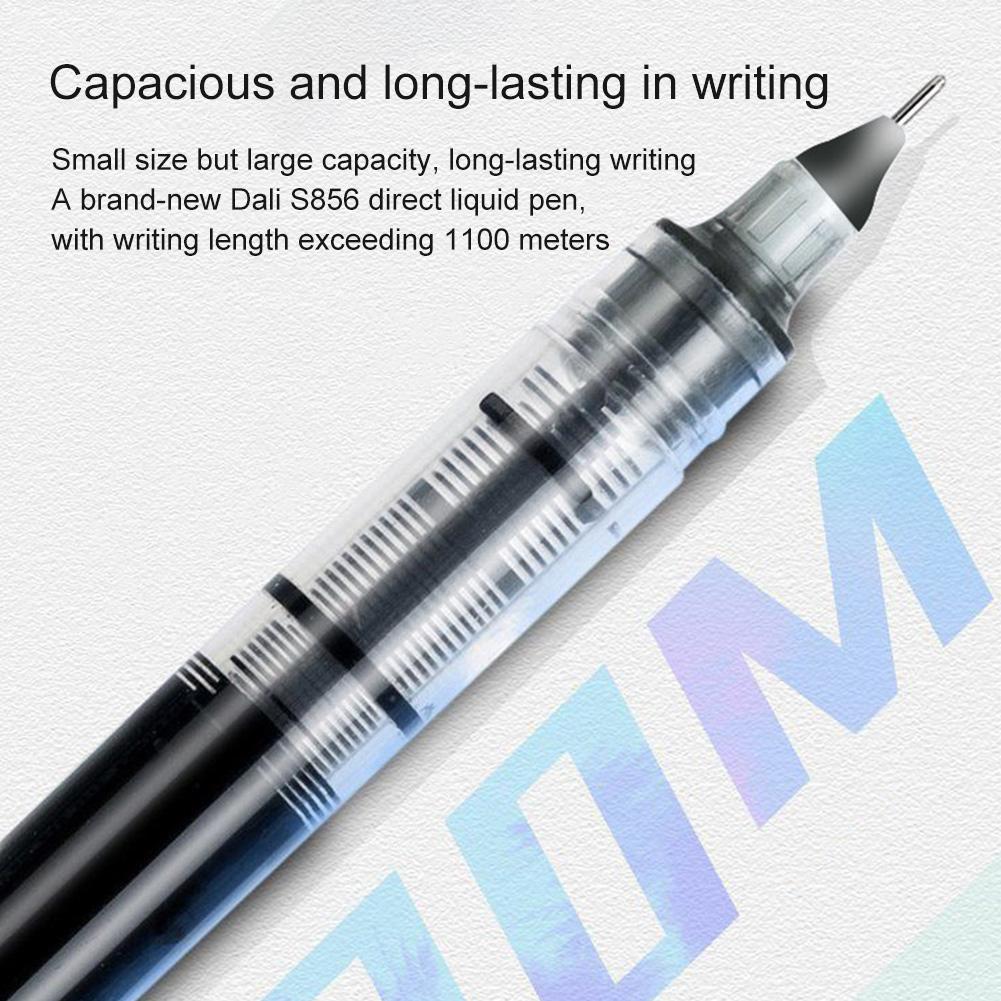 30pcs High Quality Needle Type Gel Pen Straight Liquid Ballpoint Pens Perfect Kawaii Stationery For School/Office Writing Supply