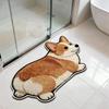 3D Cat Shaped Diatomite Bath Mat Super Absorbent Non-slip Quick Dry Bathroom Doormat For Cat Lover Home Decor