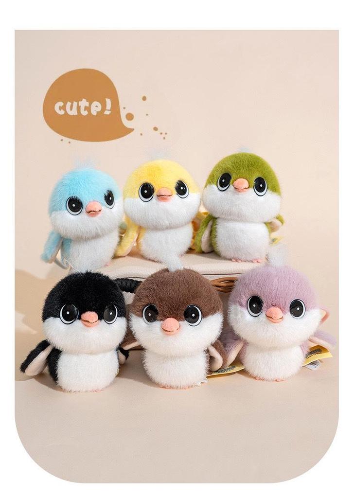 Adorable Sparrow Plush Charm Doll Ornament