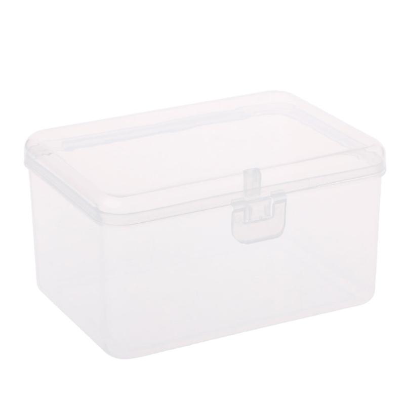 Square Transparent Storage Box Small Plastic Case For Jewelry Beads Small Parts Coins Screws Container Multiple Sizes Option
