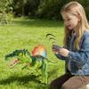 Kids Electric Dinosaur Toy Roaring Walking Remote Control Spinosaurus Toy with Light Sound Toddlers Boys Girls Educational Simulated Dino Model Toy