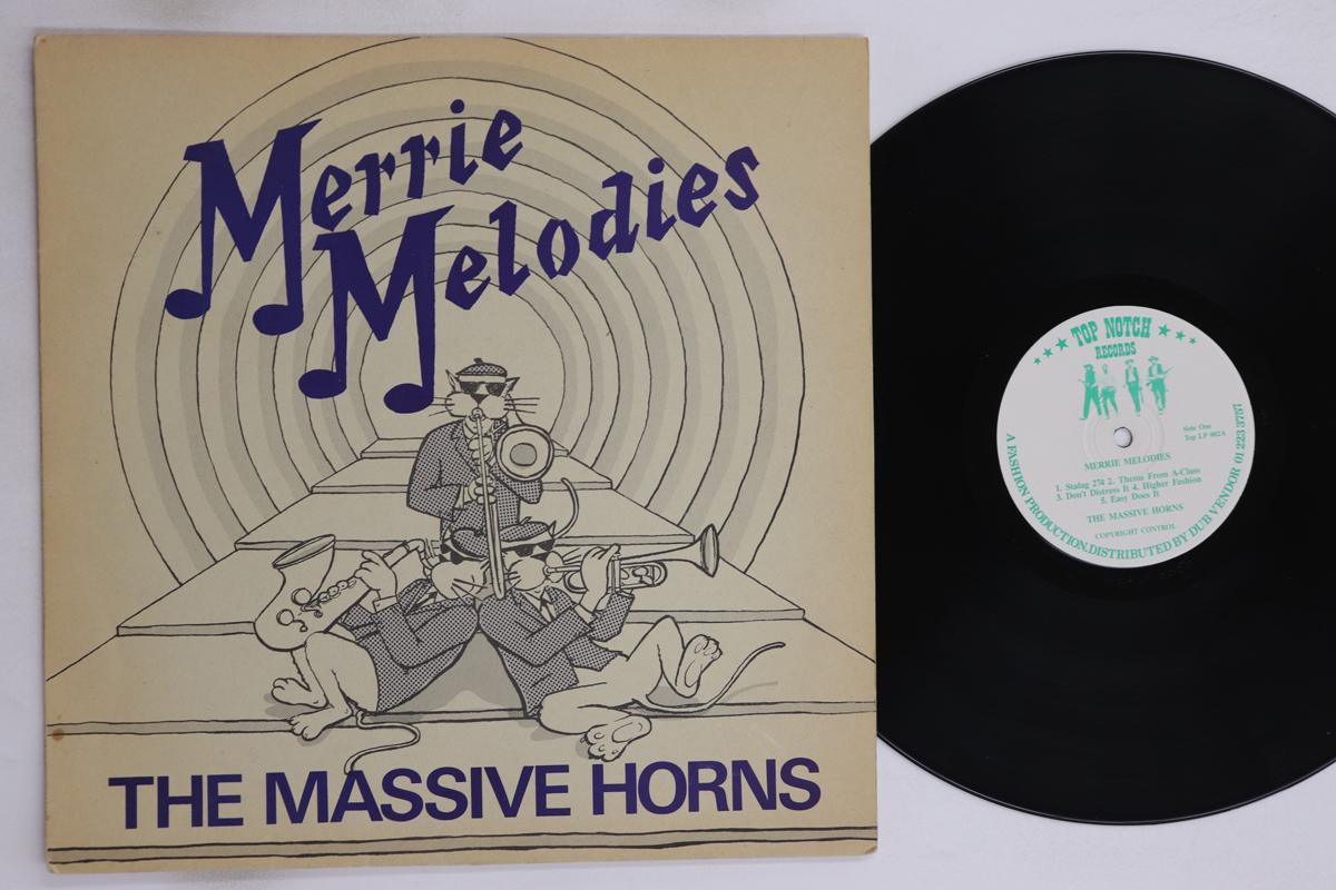 

LP Пластинка MASSIVE HORNS - Merrie Melodies TOPLP002 TOP NOTCH RECOR 1985 UK Регги, Ска и Даб Б/У