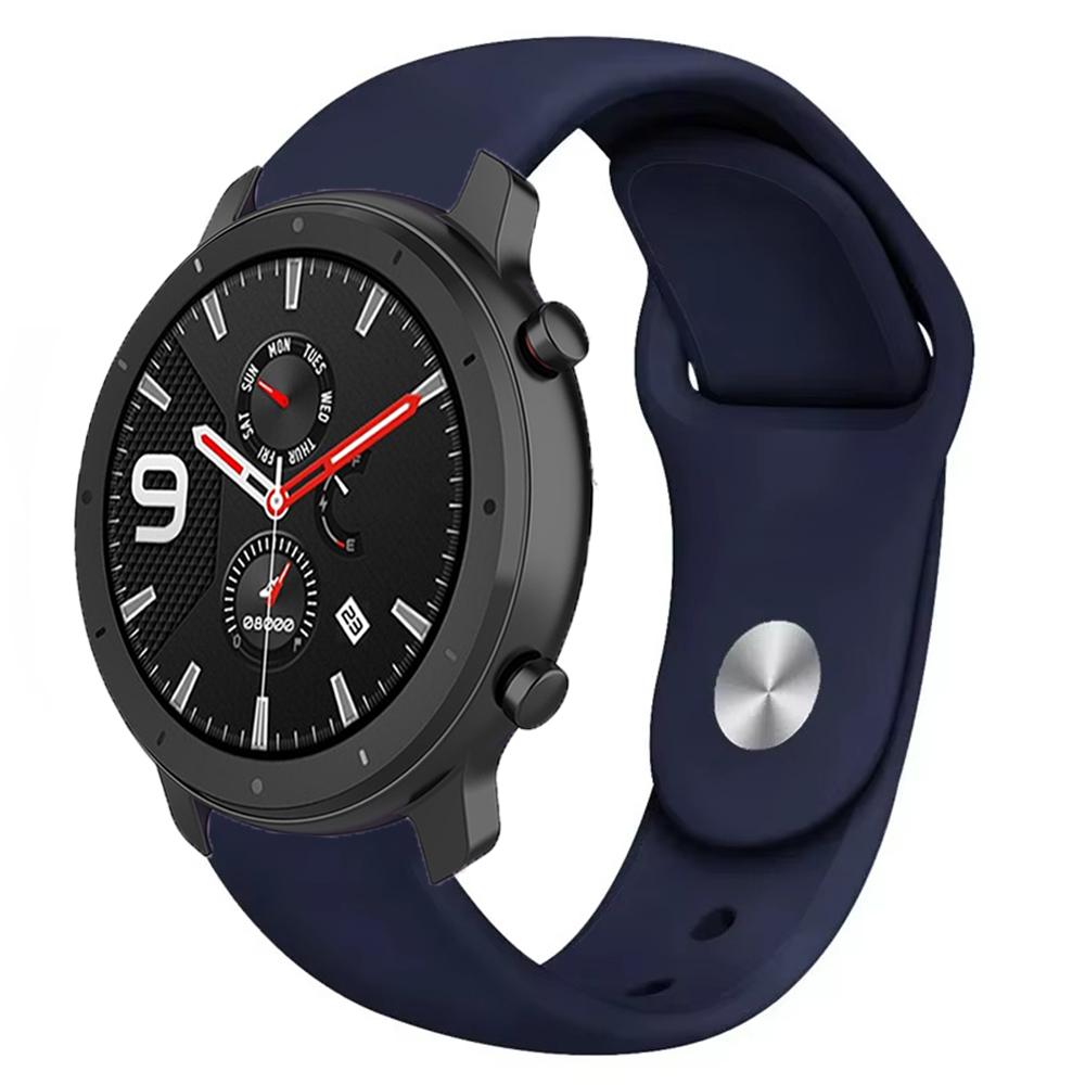 22mm 20mm Silicone Strap for Amazfit GTR 47mm/Balance 2 1/Bip 6 5/GTR 3pro Sport Bracelet for Amazfit Active 2/GTS 4 Mini 3 Band