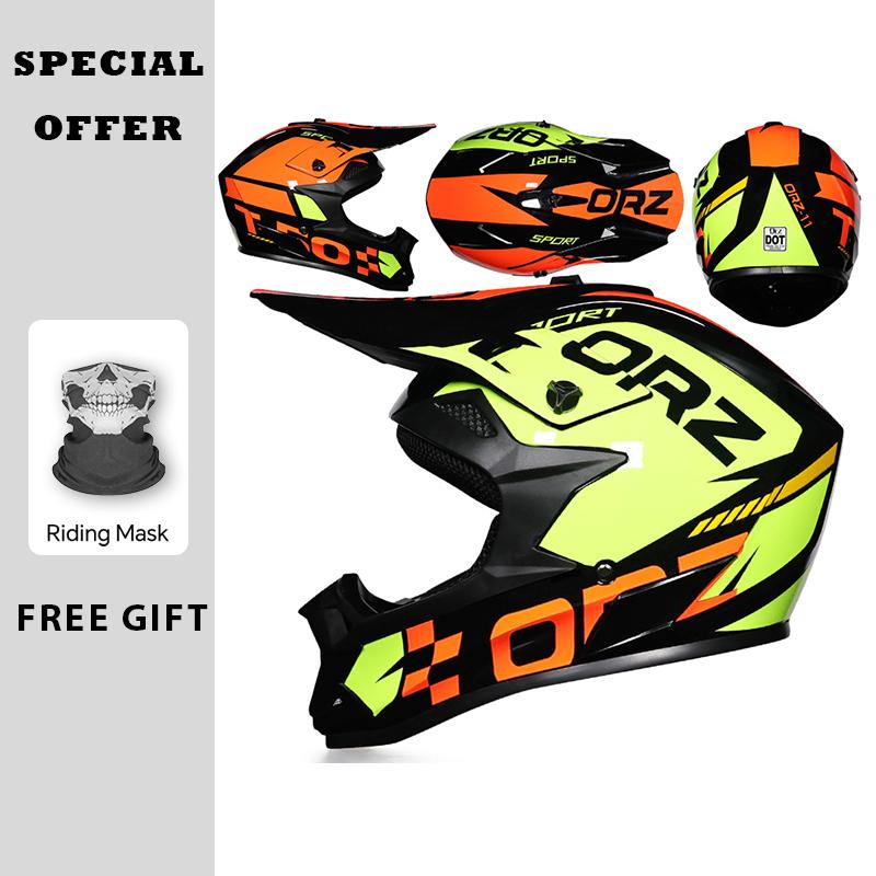 Motorcycle Downhill Helmet Motorbike Classic Bicycle MTB Racing Helmet Motocross Full Face Off-road Mountain Dirt Bike Helmet