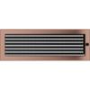 Vent Cover 17x49 Galvanic Copper with Blinds