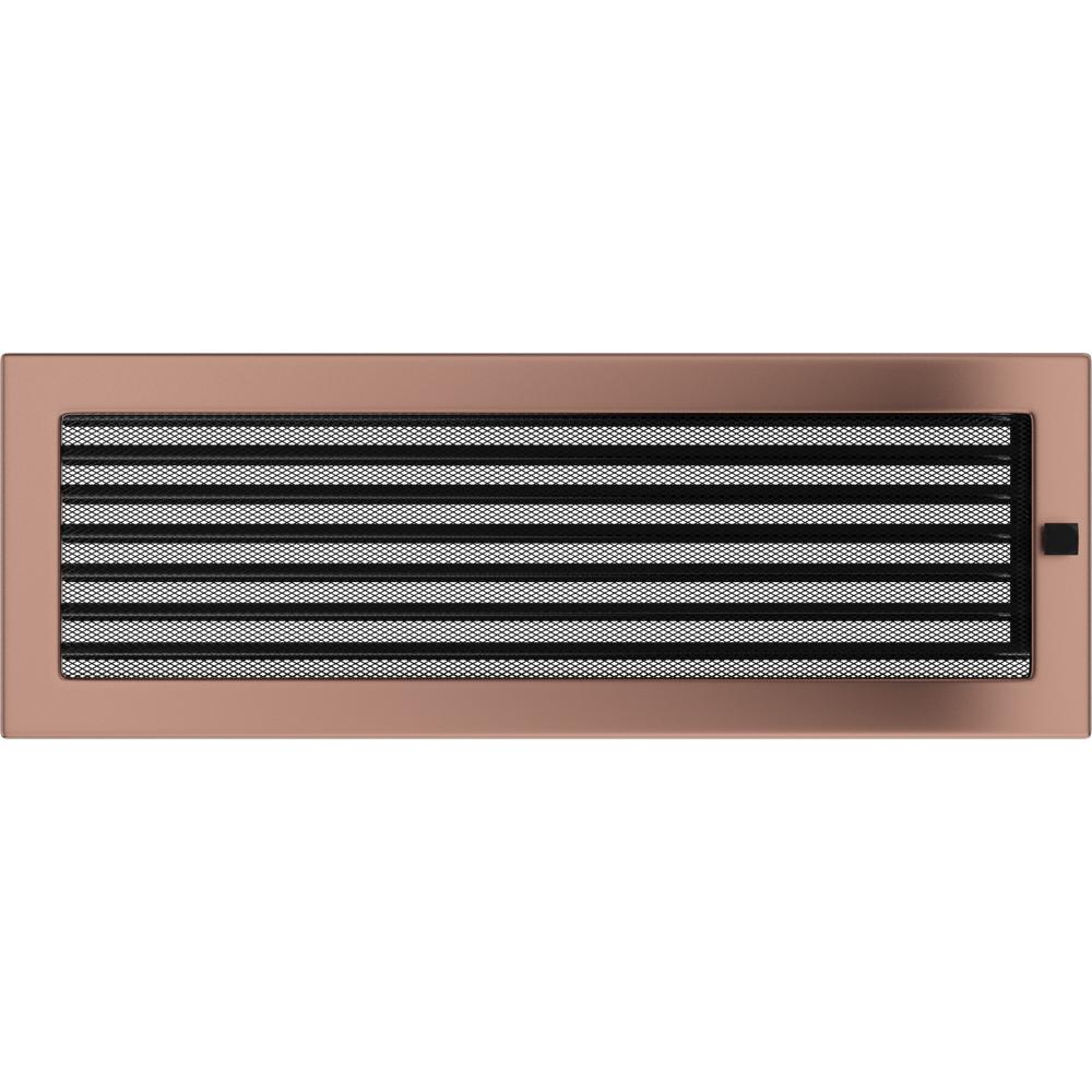 Vent Cover 17x49 Galvanic Copper with Blinds