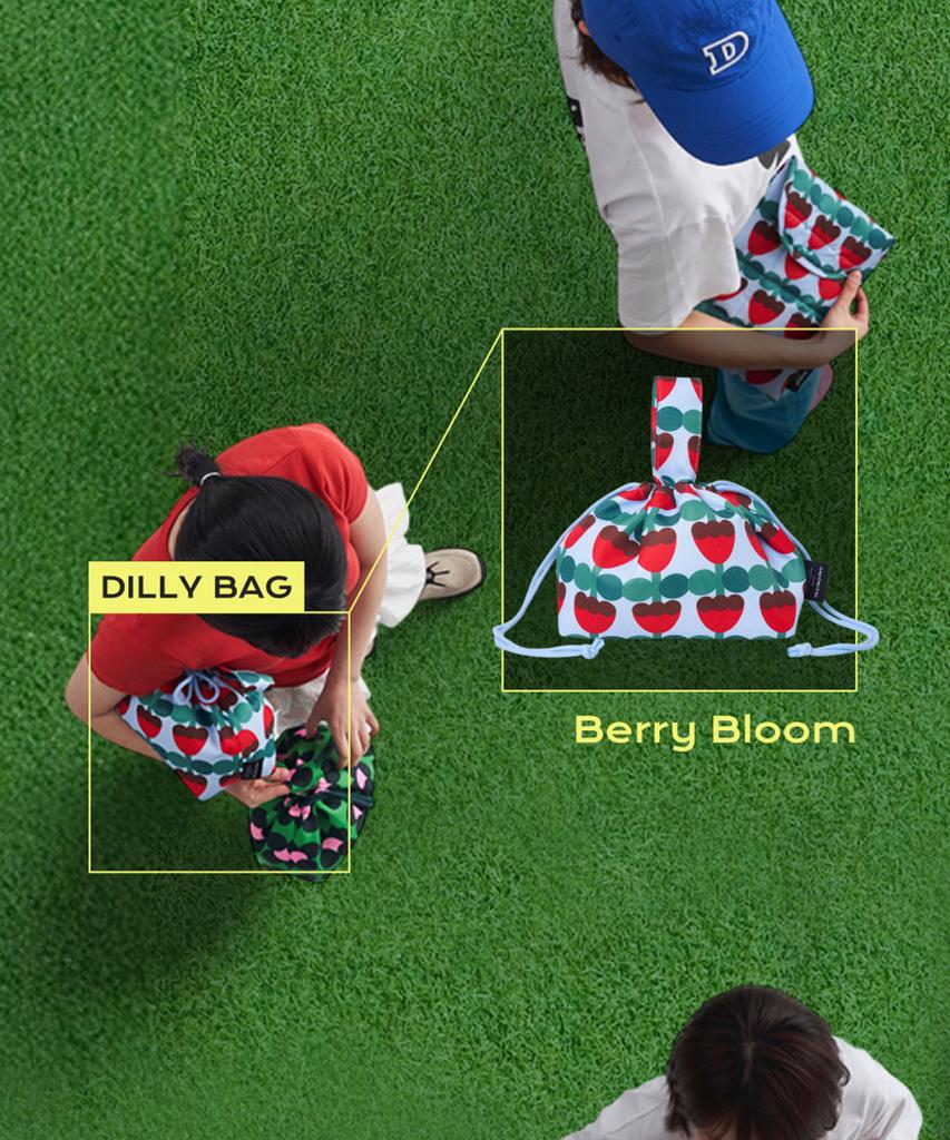 Dropdropdrop Deli Bag Berry Bloom Red