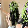 Floral Crochet Triangle Scarf Hip Scarf Mesh Headscarf New Flower Headscarf  Skirt Decor