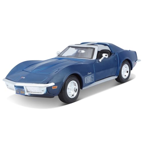 

Maisto Модель Chevrolet Corvette 1970 Синий, масштаб 1/24, литая (31202 БУ) [Параллельный импорт]
