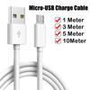 10m Ultra-long Micro Usb Fast Charging Cable Wire Cord for Android Samsung Xiaomi Data Cable Tablet Camera USB Charger Cord