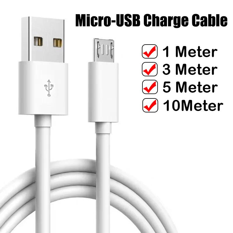 10m Ultra-long Micro Usb Fast Charging Cable Wire Cord for Android Samsung Xiaomi Data Cable Tablet Camera USB Charger Cord