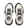 New LiNing Honey Cushioned Wear-Resistant Height Increasing Low-Top Casual Shoes Women's Black White AGCU342-3