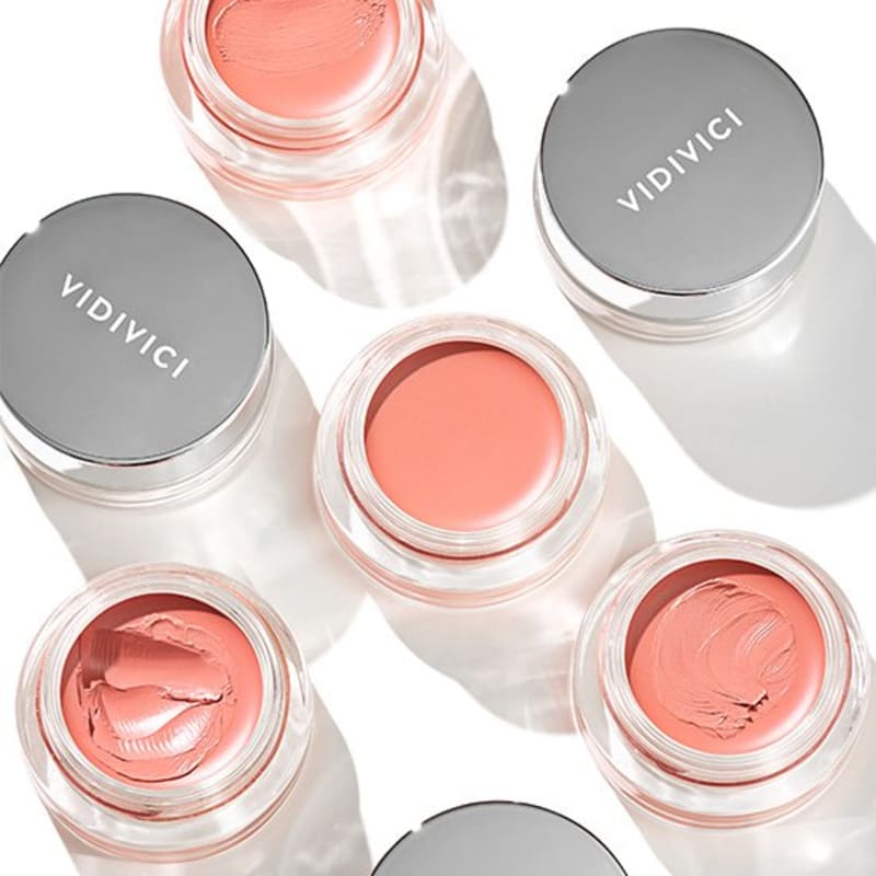 

[Vidi Beach] NEW Millennial Glow Cream Blush 5 Types (Choose 1) (+ Mini Puff Free) Blush (03 Pansy Lavender)