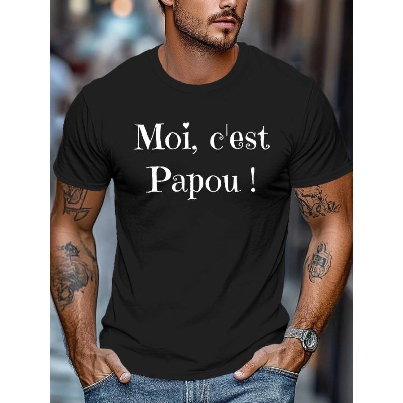 European sizes Est Papou Crinkle Plus Size Men S T-Shirt M