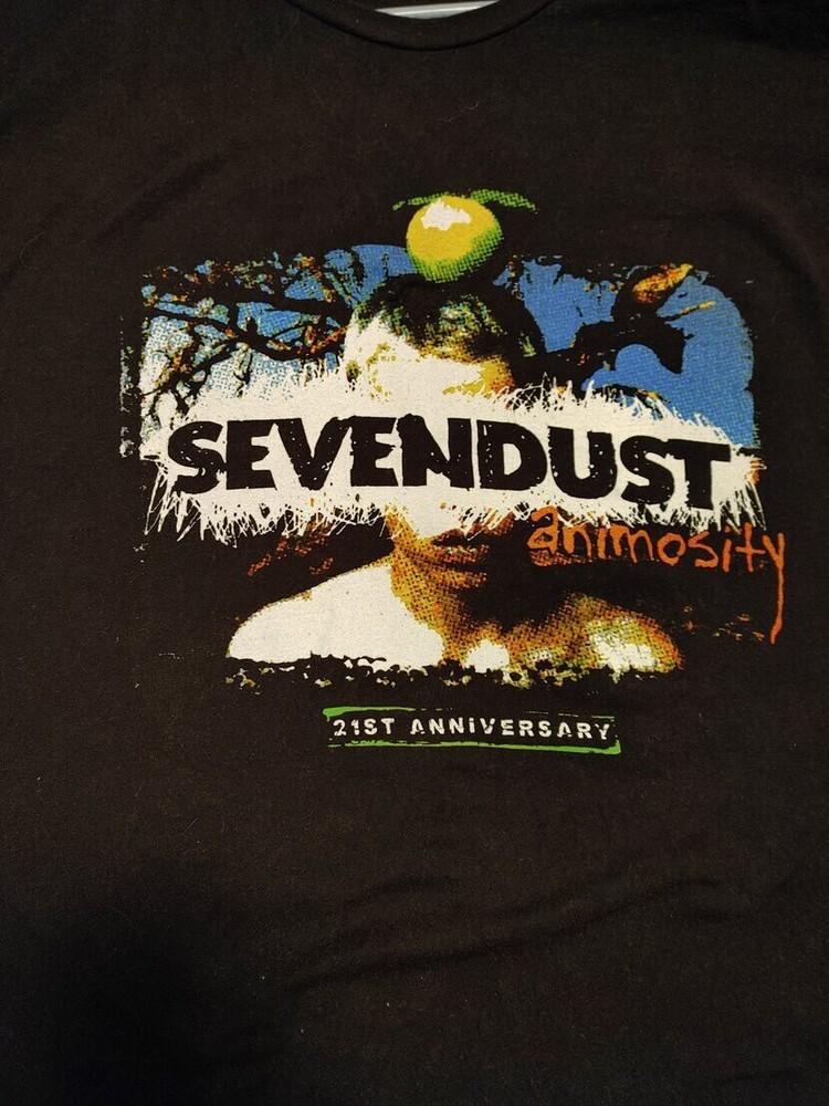 Vtg Sevendust Band Music Tour T Shirt For Men Heavy Cotton Black All Size UR351 Unisex T-Shirt S