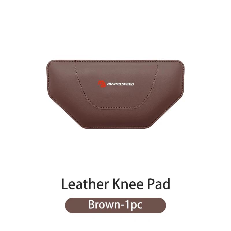 2025 Hot Leather Car Knee Leg Protective Pad Foot Armrest Cushion For Mazda 6 3 CX5 5 2 323 CX7 Demio Atenza Axela MX30 CX30 MX5