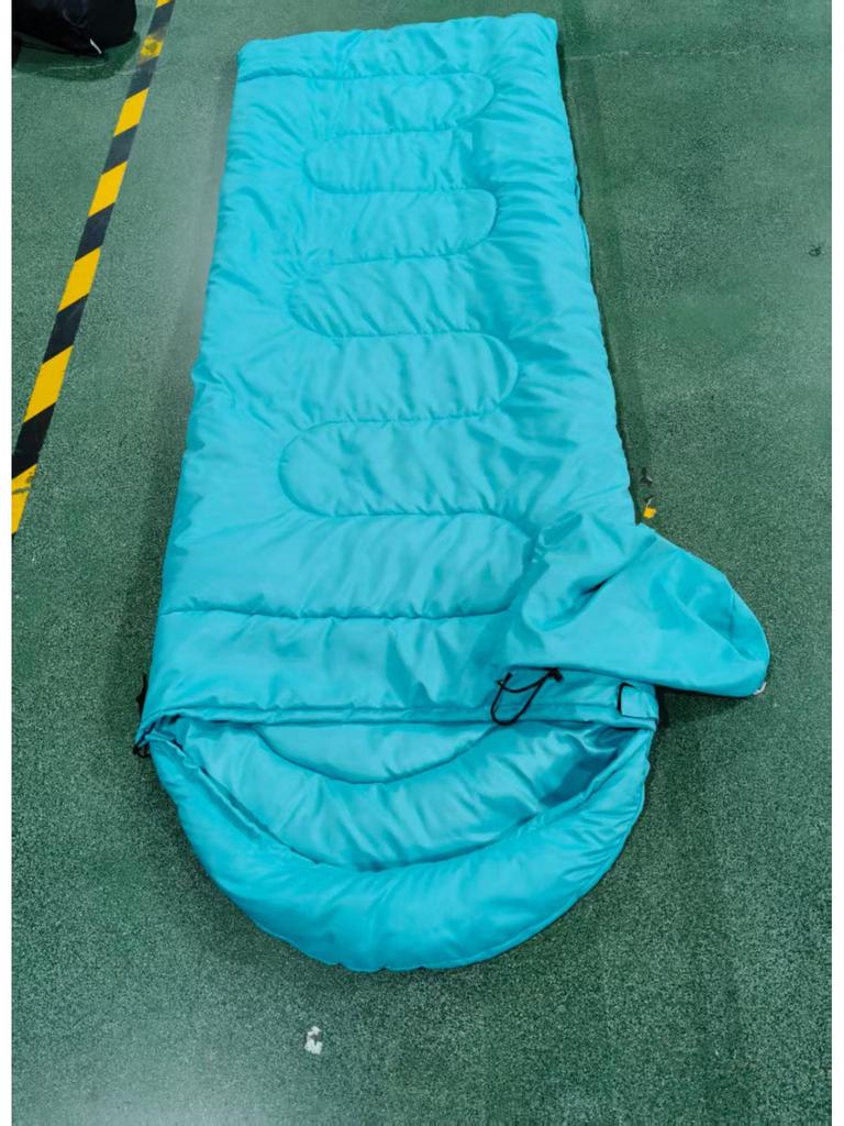 3KG Warm Polyester Sleeping Bag for Adults - Thickened, Cotton-Lined for Outdoor Camping