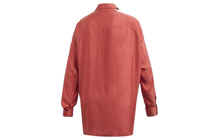 adidas Camicie Originali Donna Rosso Chiaro Collo a Punta Camicia Moderata FM2634