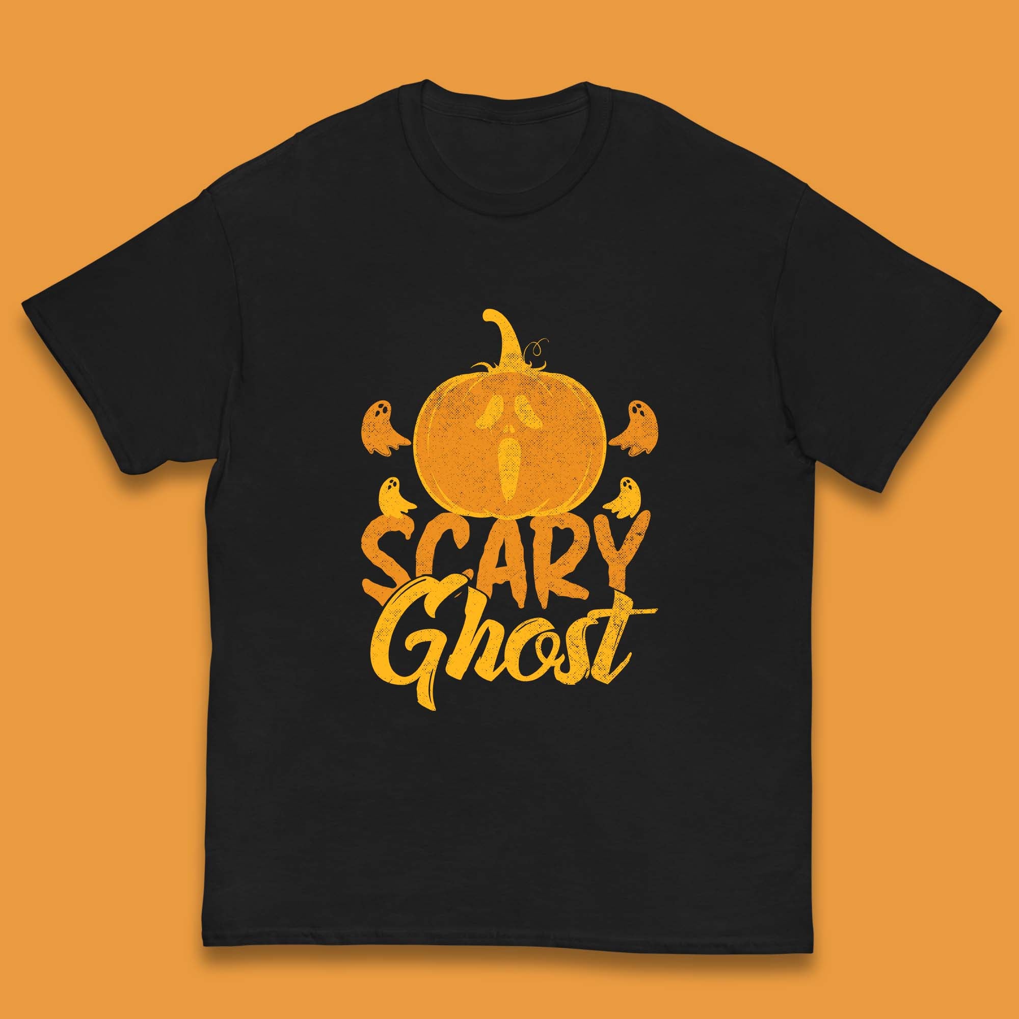 Scary Ghost Halloween Scream Ghost Face Horror Scary Pumpkin Ghostface Kids T Shirt 110