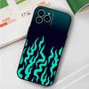 Fire For IPhone 13,17,11,12,16,14,15,Plus,Pro Max Soft Silicone Black Phone Case