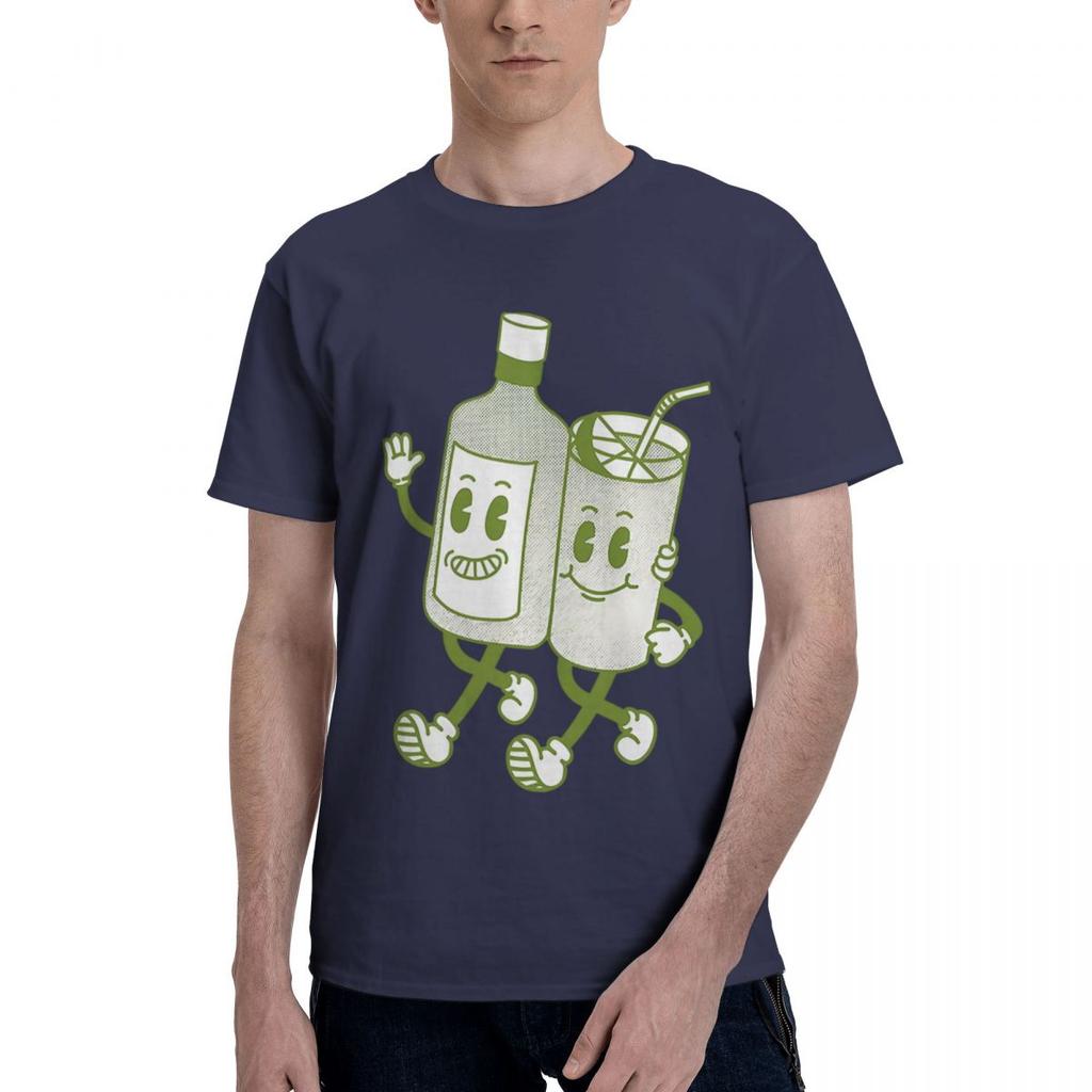 GIN AND TONIC Meme 100 Cotton Casual Breathable Confortable TShirt Mens Clothing Brands Men Clothes