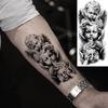 1 Sheet Scary Skull Grim Reaper Temporary Tattoos For Men Women Hand Arm Forearm, Realistic Fake Tattoo Sticker Halloween Tatoos