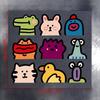 Car Personality Creative Sticker Cute Animal Car Sticker Cartoon Scratch Occlusion Sticker Motorcycle Body Decoration Waterproof
