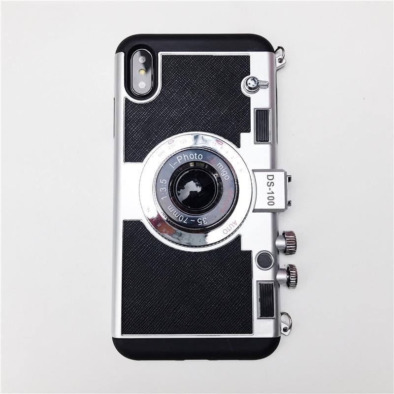 Retro Creative Camera Phone Case: Compatible with iPhone 14/13/12/11, PROMAX, XR - Drop-Proof Protection