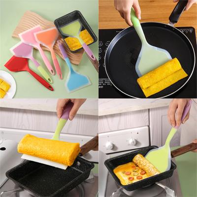 Spatule en Silicone Durable à Large Ouverture Parfaite pour les Cuisiniers Amateurs et les Passionnés de Cuisine Saine