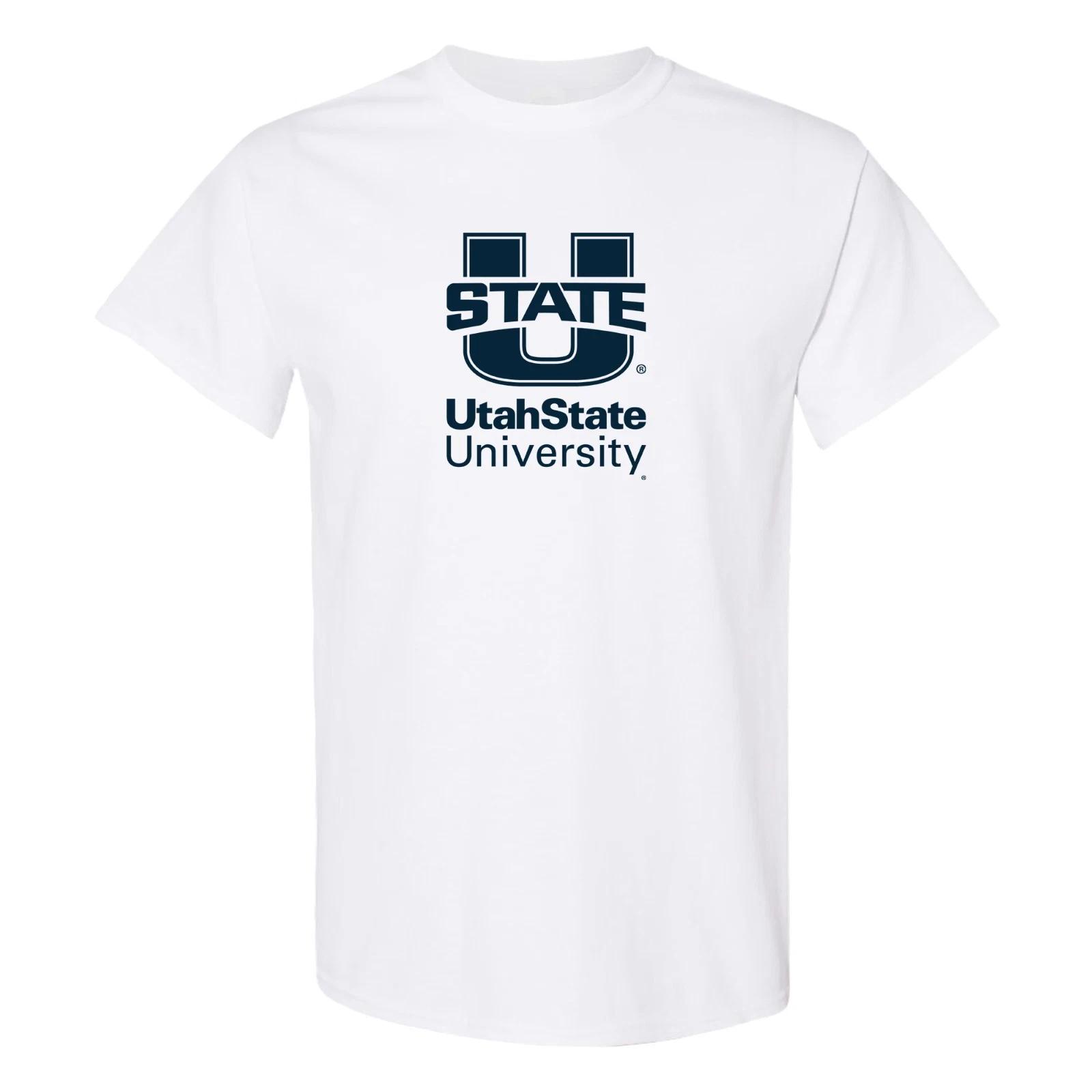 Utah State Aggies Primary Logo T-Shirt - White 2XL