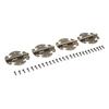 4 pcs Antique Decorative Hinges for Wooden Door Cabinets Rustic Design