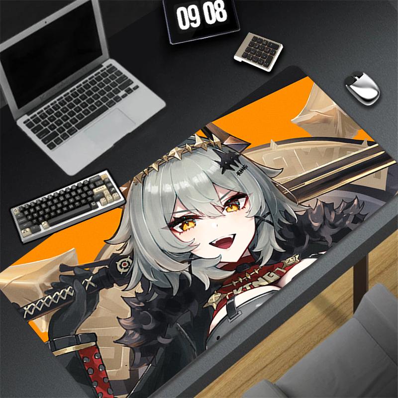Mousepad Pattern Mouse Pad Desk Mat Computer Gaming HD Keyboard Pad Rubber Mat Non Slip Zenless Zone Zero Caesar King Mouse Mat
