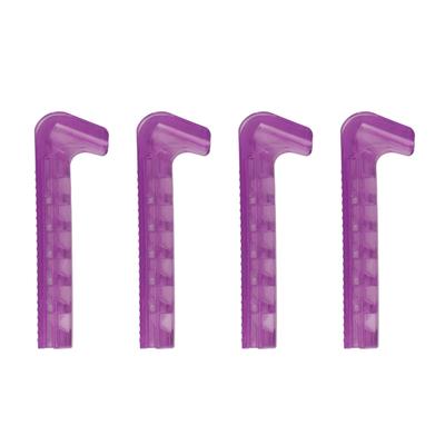 2Pair Ice Skate Guards Hockey Shoe Blade Cover Adjustable Silicone Skates Blade Protector for Size 24 To 42 Ice Hockey