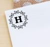 Printtoo Alphabet H Monogram Octagon Celtic Swirl Frame Self Inking Rubber Stamp Office