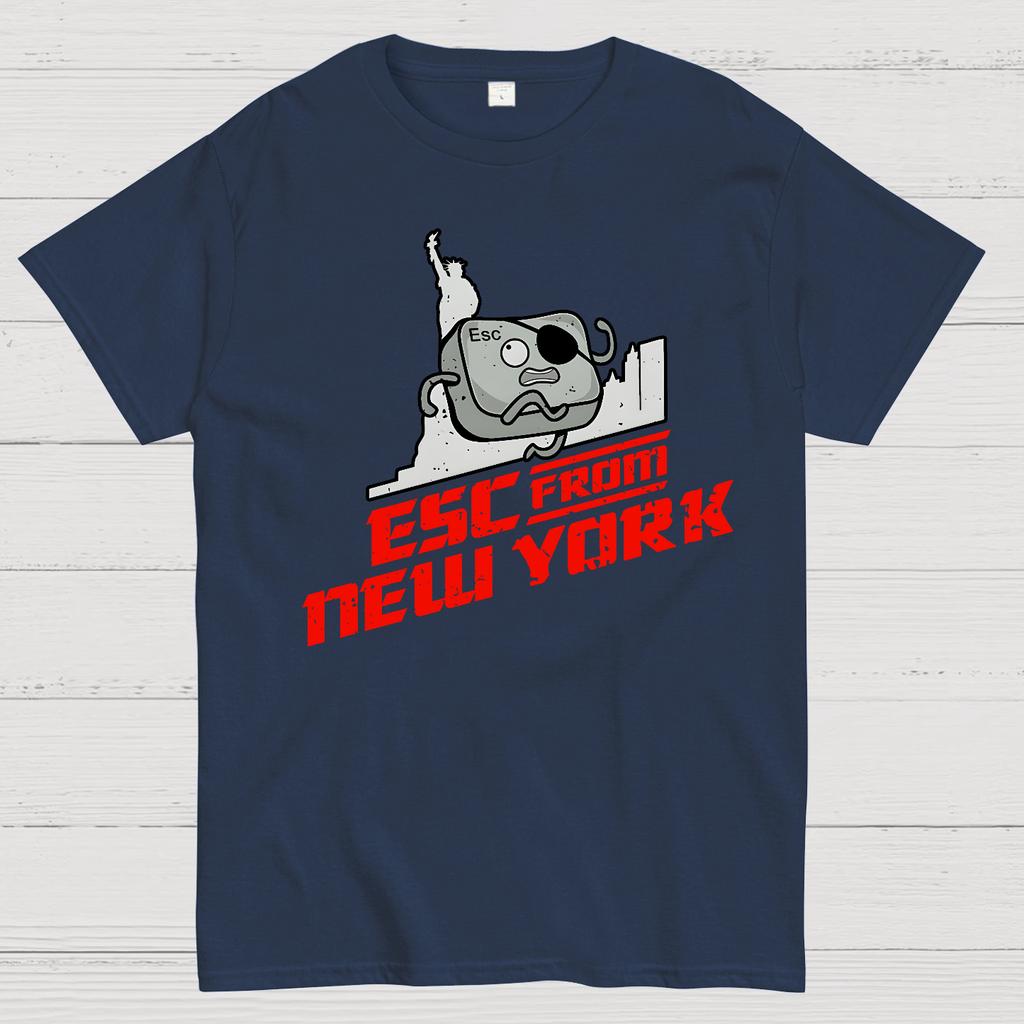 Esc from New York Unisex 100% Cotton Summer Casual Cool Loose T-Shirt