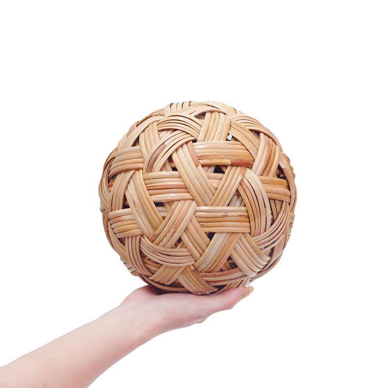 Ručne vyrobená bambusová lopta Sepak Takraw pre čínsky Nový rok a tradície Cuju