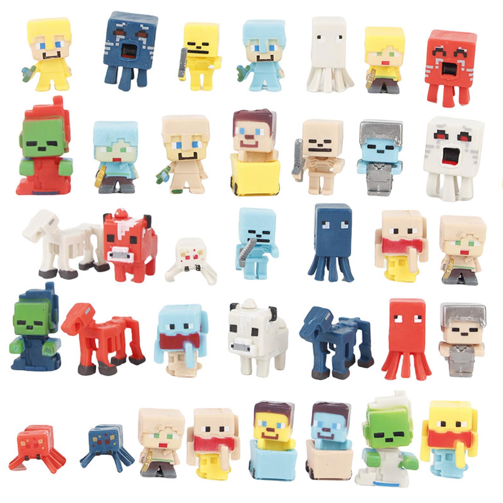 

Набор мини-фигурок Minecraft из 36 штук ПВХ Популярная игра Возрастной подарок (3,5-5 см в высоту) Игрушки, Мерч, 5+, Унисекс, Аксессуары, (Установить №. 2) [Использовал]