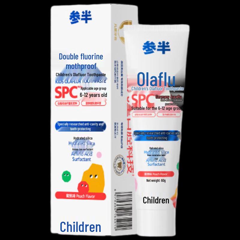 

3AM Kids Peach Fluoride Toothpaste