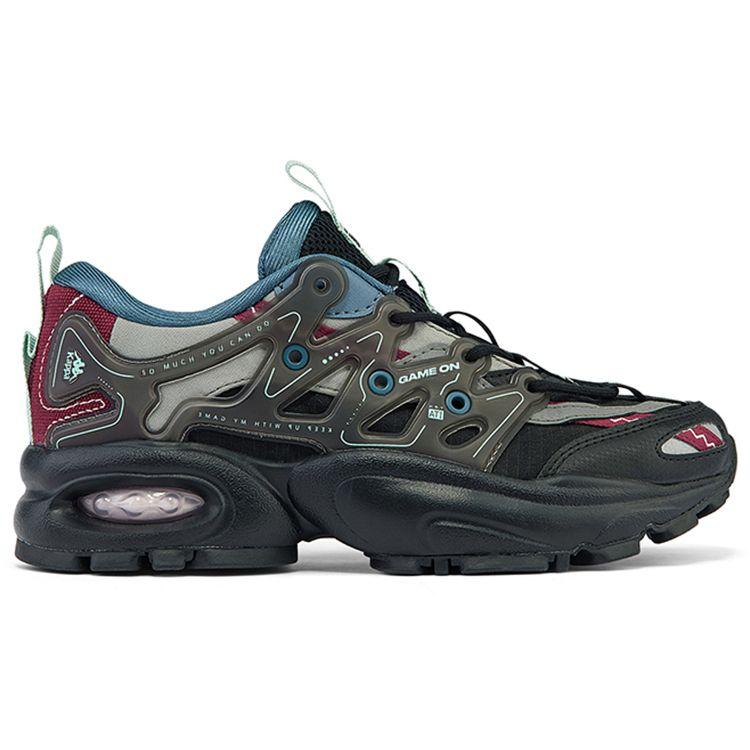Kappa Shock Absorbing Non-Slip Wear-Resistant Low-Top Dad Shoes Unisex Sneakers Black K0CW5MM54-990