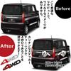 [NEGUES] 4WD Sticker Emblem Car Car Sticker General Purpose 16mm