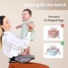 CPC Certified Multifunctional Baby Waist Stool and Child Carrier for Front and Back Carrying
