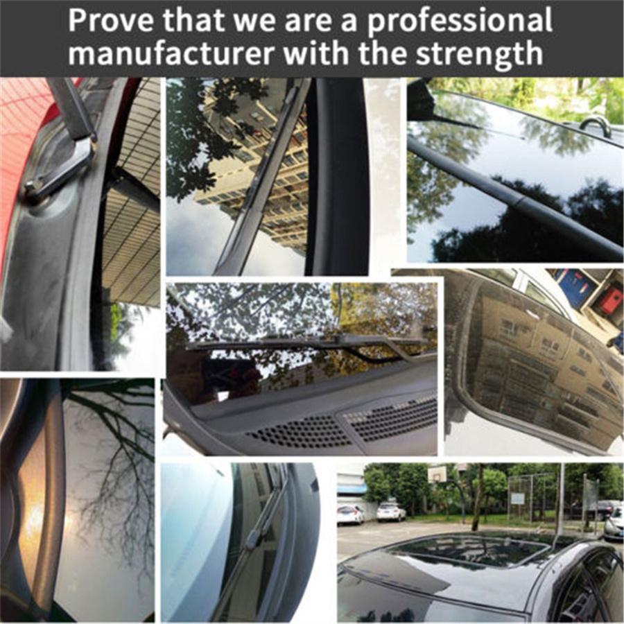5M 25mm Car Windshield Sunroof Triangular Window Seal Strip Trim Sound-Insulated