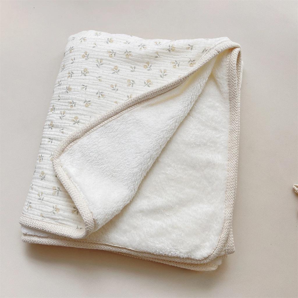 Soft Cotton Newborn Baby Blanket Bedding Quilt Cover Thicken Fleece Baby Blanket Newborn Receiving Blanket Babies Accessories