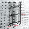 Punch-Free Perforated Board Rack with Accessories for Kitchen and Bedroom